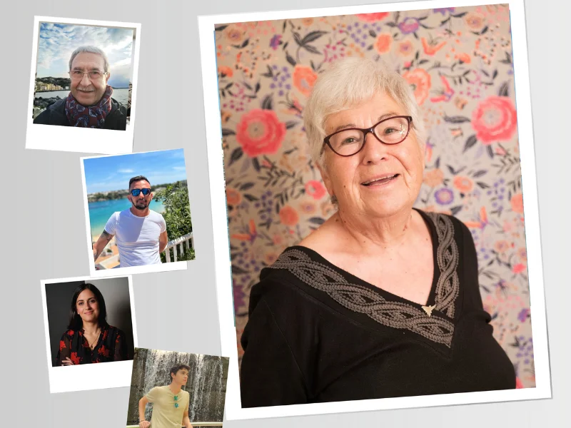 una persona che indossa gli occhiali