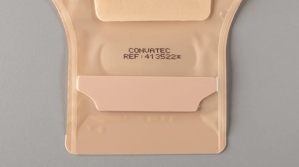 可排水袋的特寫